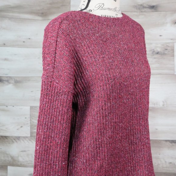 L.I.F.E.*‎ Women's Long Sleeve Crew Neck High/Low Hem Pullover Sweater~ Size Med - Picture 3 of 11